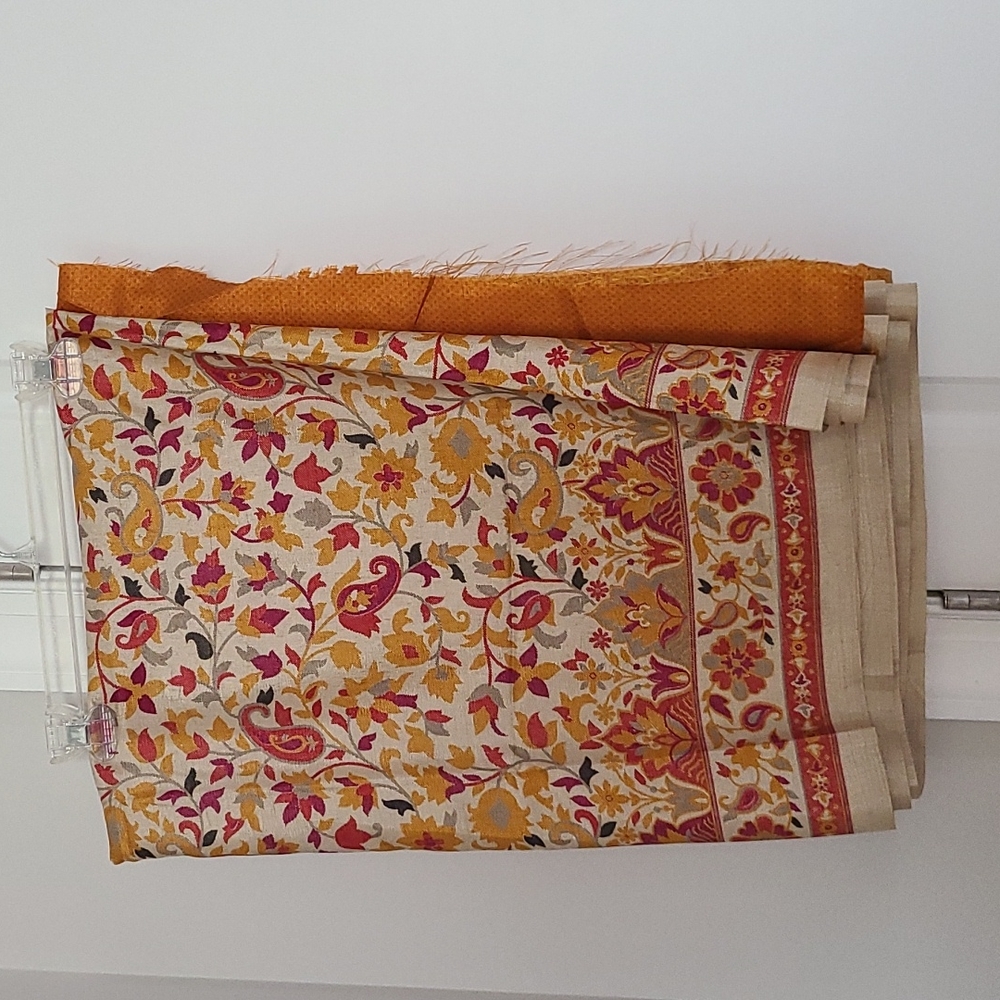 Kasmiri Silk Saree with Unstitched Blouse NWT